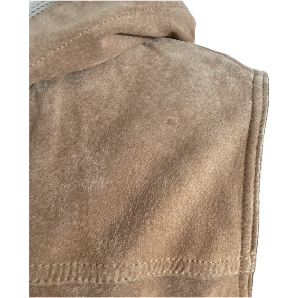 Vintage Danier Leather Suede Hooded Sleeveless Jacket Women’s US XS; UK 8 - 10 - Picture 6 of 12